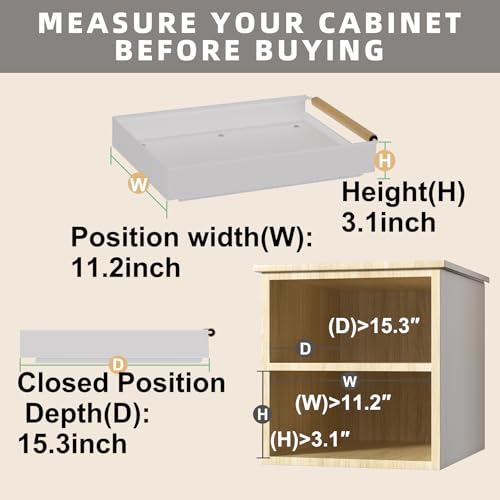 Pull Out Cabinet Organizer, 15.3'' Deep Expandable S | Pull Out Organi - Image 3