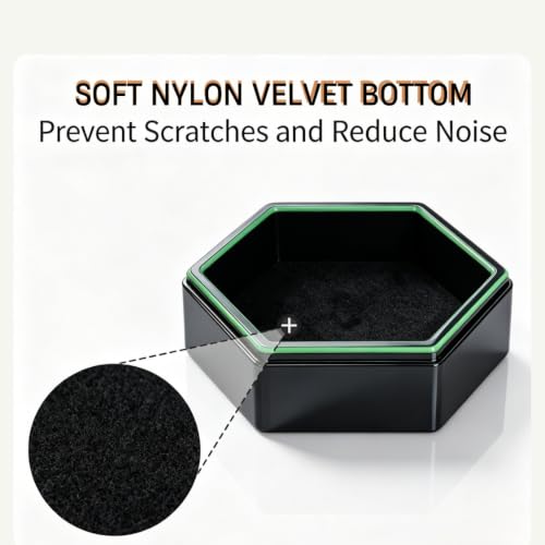Magnetic Hex Board Game Trays, Modular Stackable Token Dice Trays - Image 8