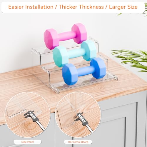 Yieach 3 Tier Spice Shelf Organizer for Cabinet,Pantry - Image 5