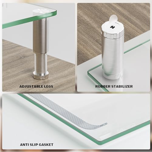 Hemudu Dual Monitor Stand -Adjustable Length and Ang | All Products - Image 7