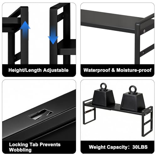 Over The Sink Shelf,Expandable Window Sill Shelf for Plants - Image 5
