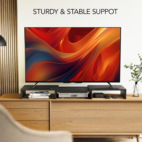 Dual Monitor Stand Riser for Desk, Office Desk Organizer Stand - Image 7