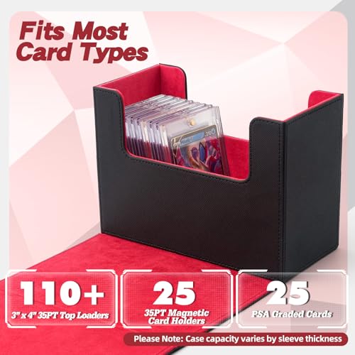 Premium Graded Card Storage Box, PU Leather Case for PSA - Image 5