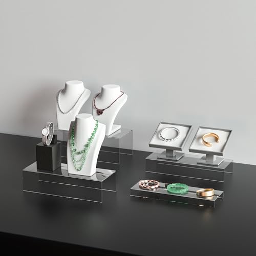 Sezanrpt Clear Riser Display Shelf 3pcs, Desktop Rec | All Products - Image 7