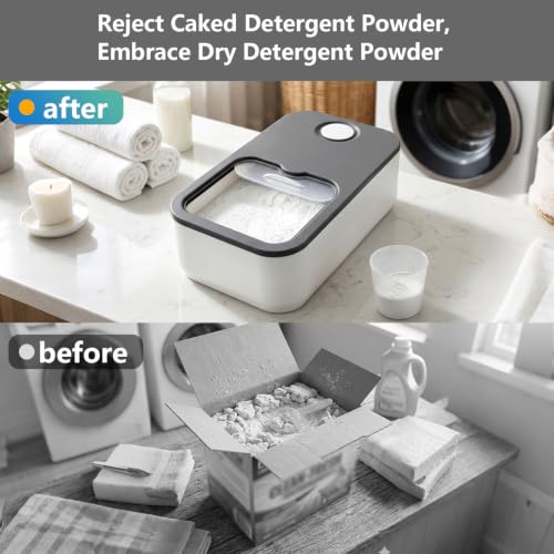 2.6GAL Laundry Powder Container, Powder Laundry Detergent - Image 6