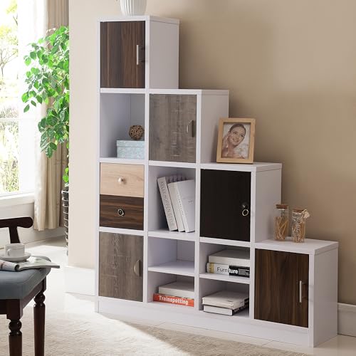 HOMES: Inside + Out Catrina Modern 10-Cube Storage | Home Organization - Image 5