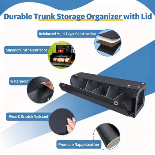 Car Trunk Organizer, Waterproof SUV Organizer Trunk - Image 6