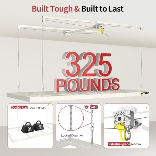 Garage Ceiling Storage Racks – 4x8 FT Overhead Garage | Garage Storage - Image 5