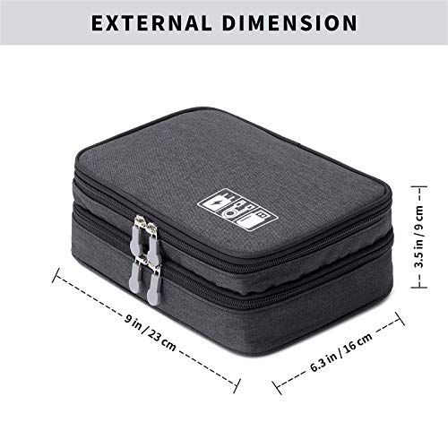 mygreen Electronic Accessories Organizer Bag, Waterproof Double - Image 5