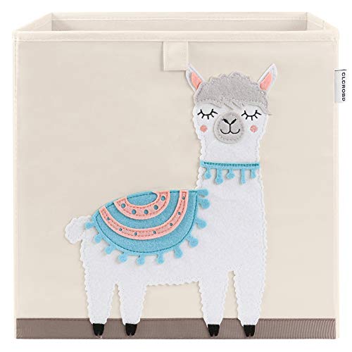 13 Inch Animal Cube Storage Bins, Foldable Fabric Kids Toy - Image 2