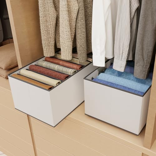 4 Pack 7-Grid Closet Organizers and Storage Bins with Dividers - Image 6