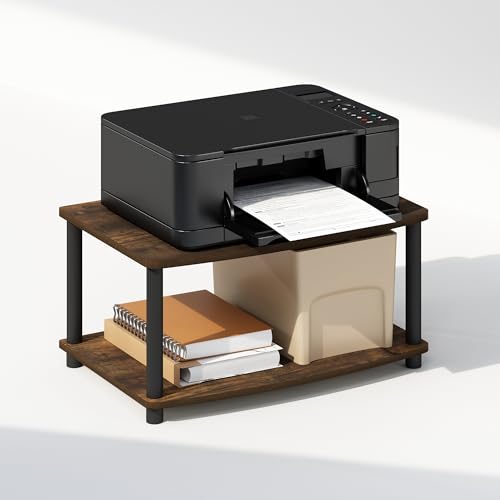 Furinno Turn-N-Tube Toolless Printer Stand with Storage - Image 5
