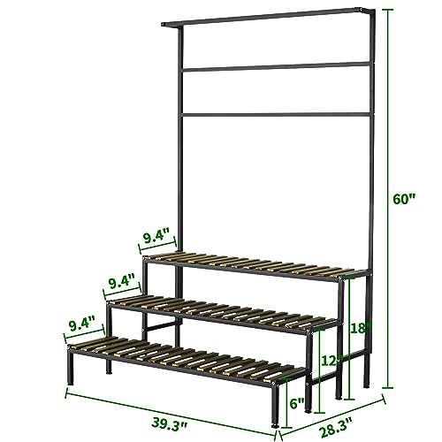 Large Plant Stand, Indoor Outdoor - Image 4