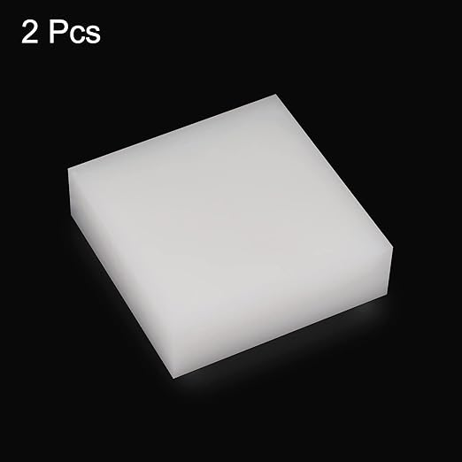 HARFINGTON 2pcs Anti Vibration Pads 2" x 2" x 1.1" Silicone Rubber Vibration Isolation Pads Damping Furniture Pads Mat Block for Washing Machine Dryer Air Conditioner Compressor Treadmill