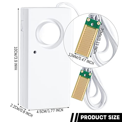 Hoteam 5 Pcs Water Sensor Alarm Leak Detector 120db Water - Image 6