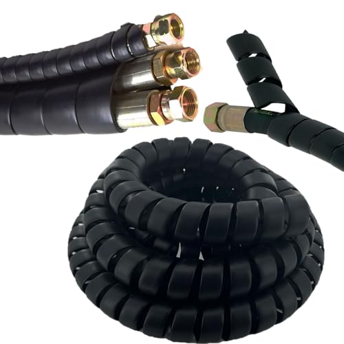 Spiral Wrap Cable Protector 2" OD x 10' Pre-Cut Lengths - Image 2