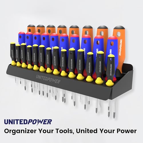 UNITEDPOWER Screwdriver Holder, Wall Mount Storage Rack - Image 8