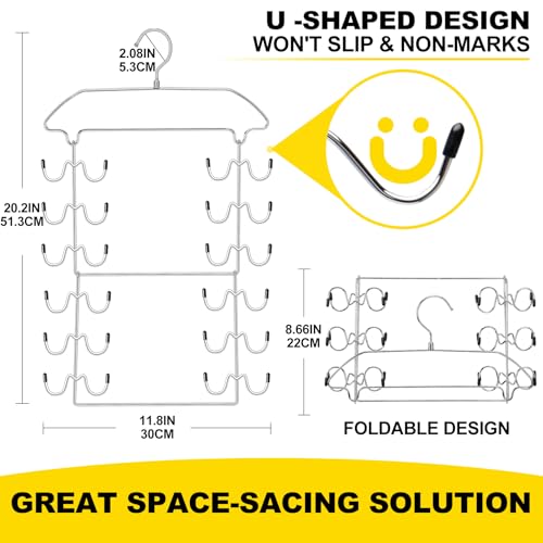 2 Pack Tank Top Hanger Space Saving, 360° Rotating Closet - Image 7