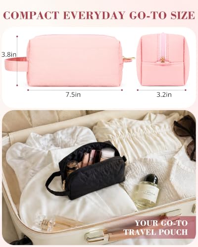 Small Makeup Bag for Women Travel Toiletry Bag Cosmetic Pouch - Image 4