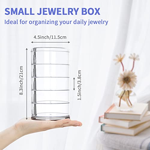 LETURE 5-Layers Rotatable Jewelry Storage Organizer Box - Image 5