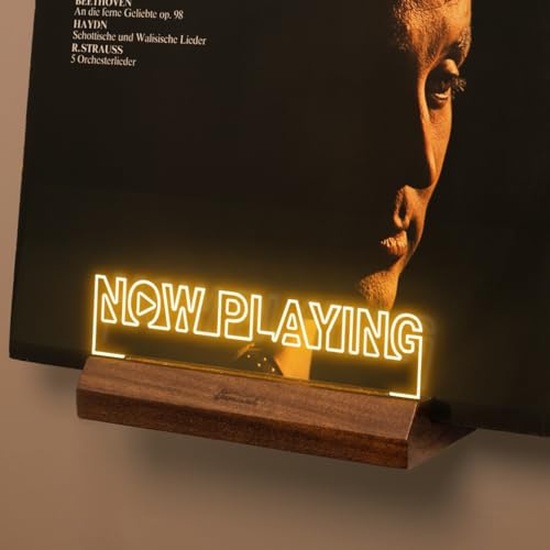 Onmiwod Light Up Now Playing Vinyl Record Stand Wall - Image 2