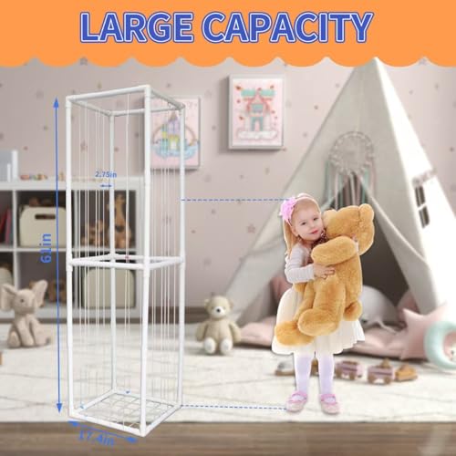 Stuffed Animal Storage, Kids Toy Zoo Storage Organizer - Image 7