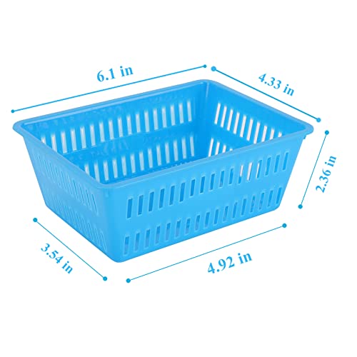 10 Pack Mini Storage Baskets Bins, Plastic Organizer Basket - Image 7