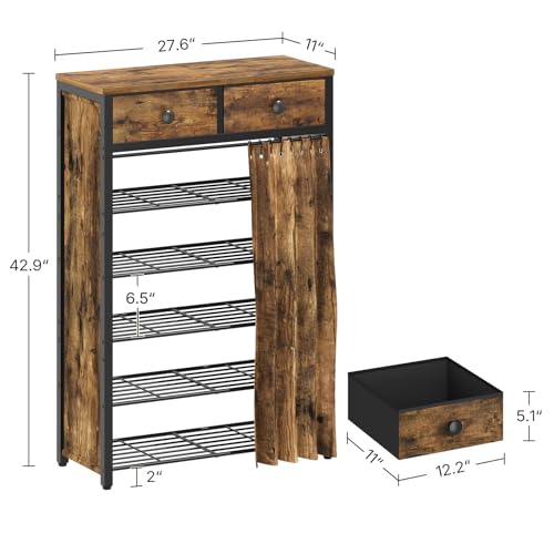 6-Tier Shoe Rack for Entryway, Hidden Shoe Storage | Home Organization - Image 4