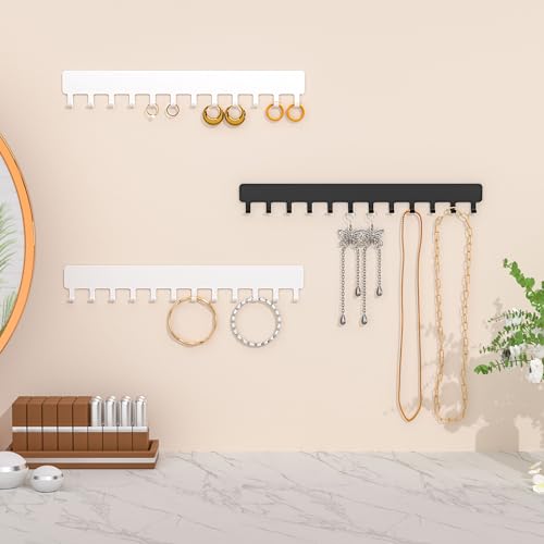 Necklace Holder Wall Mounted,Self Adhesive Jewelry O | Jewelry Organiz - Image 6