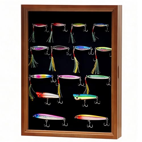 Fishing Lure Display Case Wall & Tabletop Tackle Storage - Image 2