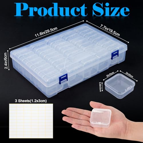 138 PCS Bead Organizer Box, Plastic Bead Storage Containers - Image 3