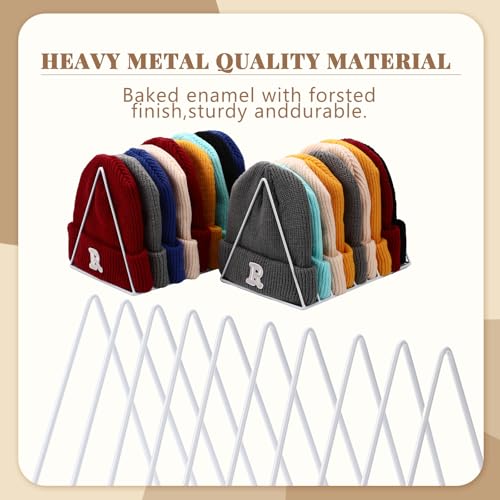 2 Pcs Beanie Organizer Holder Metal Hat Storage Display - Image 6