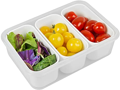 carrotez 3 Compartment Food Container - 4.64 Cup (1100ml) - Image 3