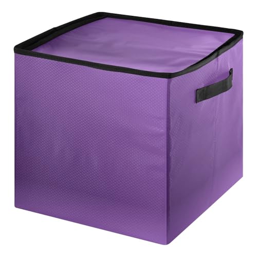Purple Solid Color Christmas Ornament Storage Box | Home Organization - Image 2