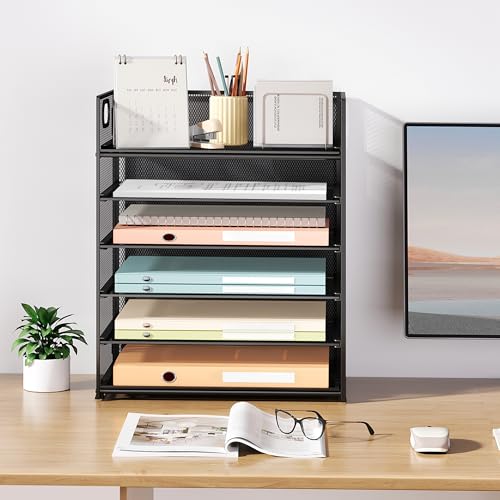 6 Tier Paper Organizer with Handle,Construction Teac | All Products - Image 8
