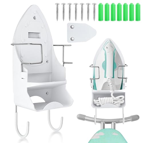 Ironing Board Hanger Wall Mount, Electric Iron Holder - Image 2