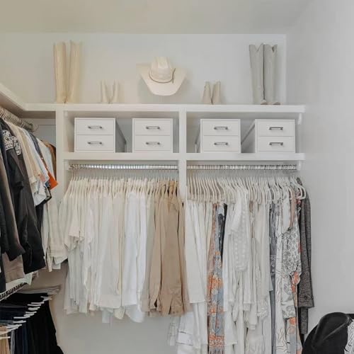 BOLUO Stackable Storage Drawers Narrow Closet Organizers - Image 8