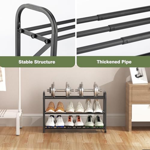 3 Tier Expandable Shoe Rack for Closet | Home Organization - Image 6