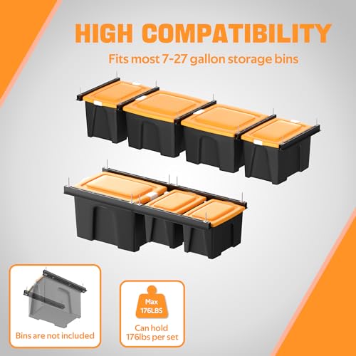 Overhead Garage Storage Rack, Heavy Duty Ceiling Storage Rack - Image 7