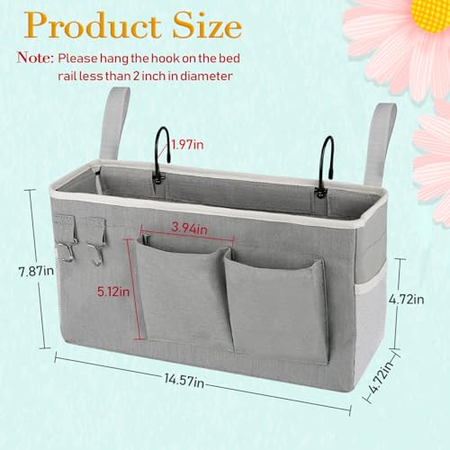 Bedside Caddy Bedside Storage Bag for Headboards/Bunk Bed - Image 5