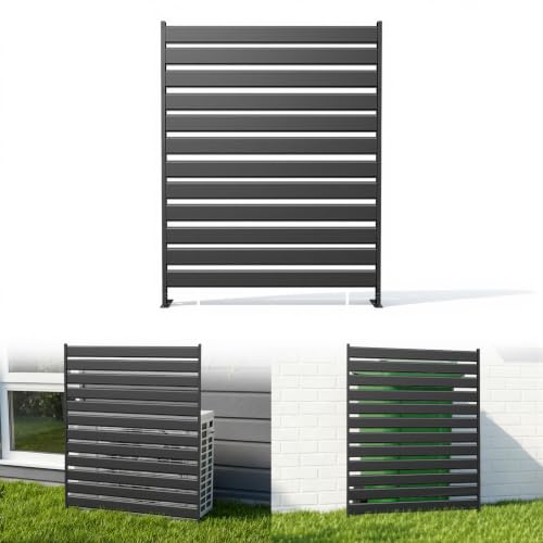 Privacy Fence Screen for AC & Trash, 63" H × 38" W Metal - Image 2