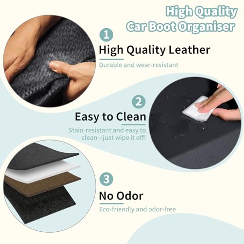 Car Trunk Organizer, Leather Trunk Organizer for Suv - Image 7