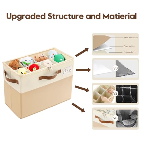 Varhomax Shoe Organizer Box for Closet, Small Fabric | All Products - Image 6