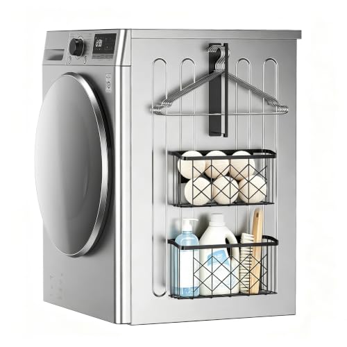Magnetic Dryer Ball Holder with Hanger Holder for Laundry Room,3 - Image 2