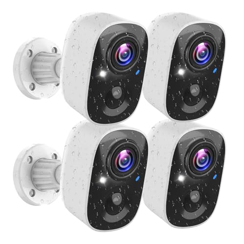 MaxiViz Security Cameras Wireless Outdoor (4 Pack), Battery - Image 2