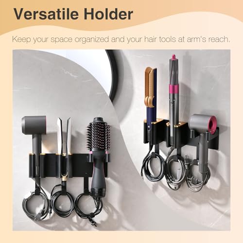 Wall Mount Hair Tool Organizer, Hair Dryer and Curling - Image 6