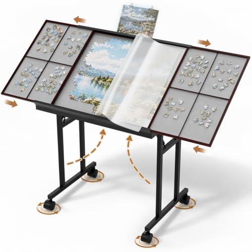 Foldable Puzzle Table 1500 Pcs with Sliding & Detachable - Image 2