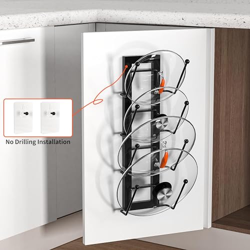 Cisily 8 Layers of Adjustable Pot Lid Organizer Rack | All Products - Image 4