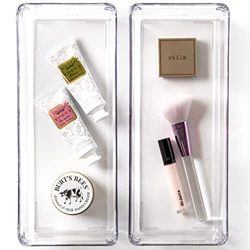 BINO | Oblong Plastic Drawer Organizer Bin, 2-Pack | THE ARTISAN - Image 2