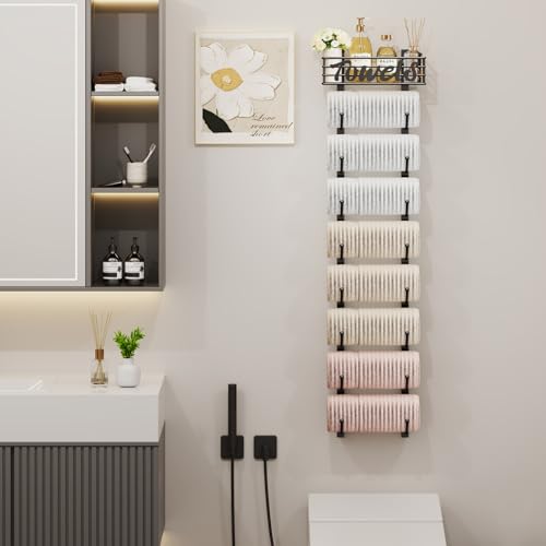 SWTYMIKI Hanging Towel Racks for Bathroom - 9 Tier O | All Products - Image 5